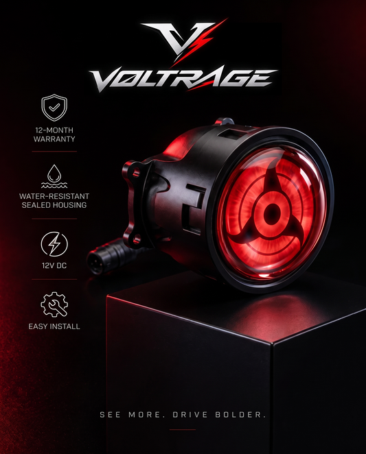 VoltRage™ Animated Eyes – 3 Inch Universal LED Lights